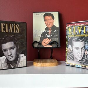 (AS IF A BOX SET 2/$35) ELVIS 3 DVDs (5 Discs including 2 Music/Gospel)